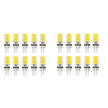 20PCS G4 LED Bulb AC/DC12V-24V 3W LED G4 Light 20LED 360 Angle Light 2835SMD Replace 30W Halogen Lamp,Cool White
