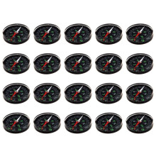 20pcs 40mm Clear Liquid-Filled Camping Compass Hiking Outdoor Scouts Kit