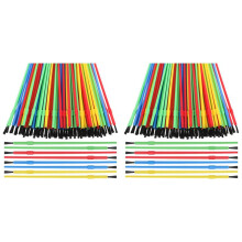 200 Pieces Paint Brush Bulk Plastic Paint Brush Set Oil Painting Watercolor Brush Classroom Supplies for Arts and Crafts