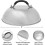 BBQ Tool Set Burger Crusher Set, Burger Press Pot Lock BBQ Spatel Flavor Flavor 6