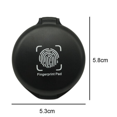 5X Fingerprint Ink Pad No-Wash Quick-Drying Portable Quick-Drying Ink Pad - 2