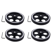 4st 300Mmx6Mm Industrieel Aluminium Rubber Meten Encoder Meterwiel voor Industriële Encoder