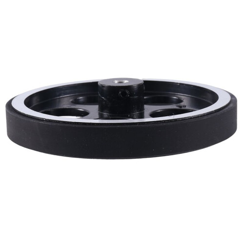 2pcs 300Mmx6Mm Industrial Aluminum Rubber Measuring Encoder Meter Wheel for Industrial Encoder