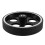 2pcs 300mmX8mmX18mm Industrial Aluminum Rubber Measuring Encoder Meter Wheel for Industrial Encoder Encoder 3