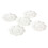15Pcs Plastic Nail Art Paint Color Mixing Palette Plate Disk Essential Tool 2