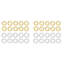 40 Piezas de Anillos de Dedo Sensoriales Puntiagudos, Conjunto de Anillo de Dedo Puntiagudo / Anillo de Acupresión Reductor de Estrés Silencioso Y