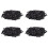 400Pcs Car Molding Door  5mm Hole Plastic Rivets Fixing Black. 1