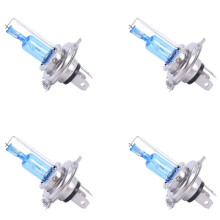 4X H4 35W Xenon HID Faros Delanteros Lámpara Halógena Bombilla Hi / Lo Super 6000K