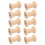 20Pcs Wooden Empty Thread Spools Natural Color 29Mm X23Mm 3