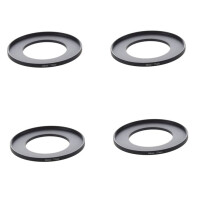 4X Camera Lens Filter Step Ring 49mm-77mm Adapter Black