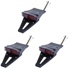 3X Motorcycle Dirt Bike LED Tail Rear Brake License Plate Light