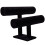 3X 2-Tier Bangle Bracelet Display Holder T-Bar Stand Black 6