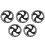 5 Pezzi 500mmx6mmX20mm Industriale Alluminio Misuratore di Gomma Ruota Misuratore Encoder per Encoder Industriale Accessori Ruota Encoder 1