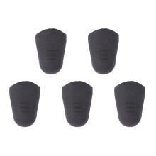 5X Boquilha de Borracha Clarinete Saxofone Tampa Proteger Ponta Delicada Preta