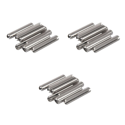30Pcs M5X30mm 304 Stainless Steel Split Spring Roll Dowel Pins