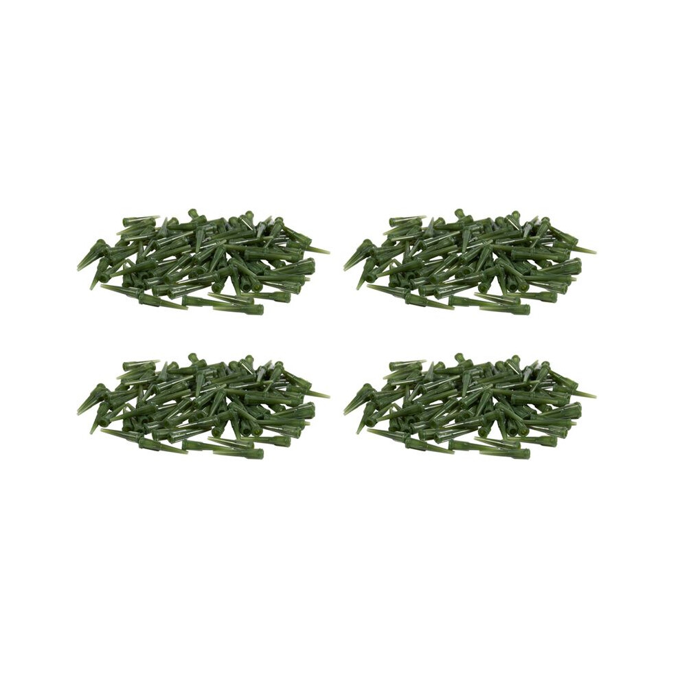 400 Pcs Green Plastic Tapered Pinhead Glue Liquid Dispenser Needles 14G 6132063915084
