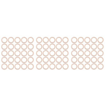 75 Stuks Natuurlijke Houten Ringen 70mm Onvoltooide Macrame Houten Ring Houten Cirkels voor DIY  Ring Hanger Sieraden Maken