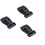 12Pcs Plastic Side Quick Release Buckles Clip for 25mm Webbing Band Black 1