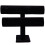 3X 2-Tier Bangle Bracelet Display Holder T-Bar Stand Black 2