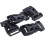 12Pcs Plastic Side Quick Release Buckles Clip for 25mm Webbing Band Black 7