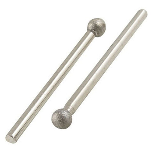 100 Pcs 5mm  Nose 3mm Shank Diamond Mounted Point Grinding Bits 1