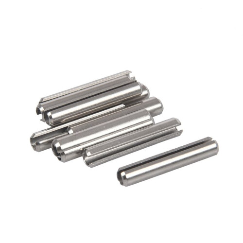 30Pcs M5X30mm 304 Stainless Steel Split Spring Roll Dowel Pins 1