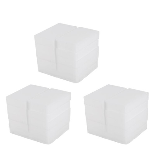 100x60x20mm 30pcs Magic Sponge Eraser Melamine Cleaner-White