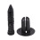 600Pcs Car Molding Door  5mm Hole Plastic Rivets Fixing Black. 5
