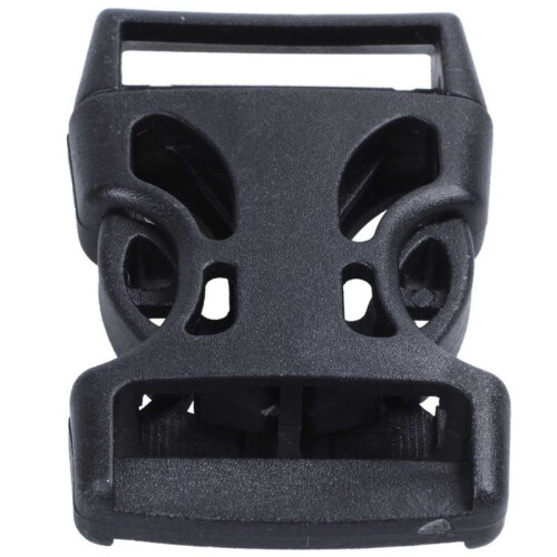 12Pcs Plastic Side Quick Release Buckles Clip for 25mm Webbing Band Black 1