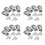 Cabinet Silver Tone Spring Loaded Toggle   Hasp 16 Pcs 1