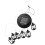 4X Changing Solar Powered Lanterns Wind Chime Wind Mobile LED Light, Gzero Spiral Spinner Windchime 2
