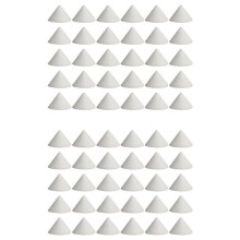 60Pcs Pottery Kiln Moveable Nails Ceramic Refractory Support Nails High Temperature Reusable Resistant Pottery Tools