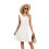 Loose Tank Dress White XL 1