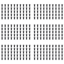 300Pcs Kotflügel Ausgekleidet mit Befestigungselementen Niet Snaps Dekorative Panel Snaps Geeignet für
