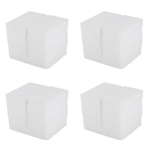 100x60x20mm 40pcs Magic Sponge Eraser Melamine Cleaner-White