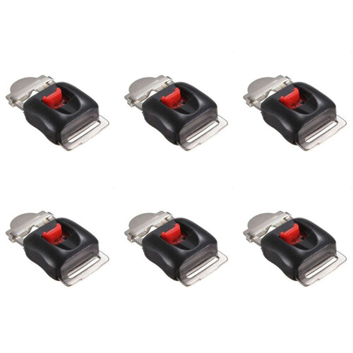 6X Universal Motorcycle Helmets Clip Strap Quick Release Disconnect Buckle New