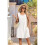 Loose Tank Dress White L 1