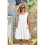 Loose Tank Dress White XL 5