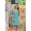 Loose Tank Dress Bean Green XL 6