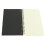 3X Retro  Coil Sketch Sketchbooks Blank Notebook  Notebook Cancelleria per La Scuola (Bianca e Nero) 3