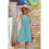 Loose Tank Dress Bean Green S 5
