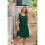 Loose Tank Dress Dark Green M 4