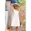 Loose Tank Dress White L 8