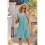 Loose Tank Dress Bean Green XL 7
