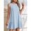 Solid Color Round Neck Sleeveless Vest Dress Light  S 3