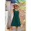 Loose Tank Dress Dark Green M 8