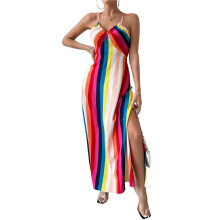 Womens Spaghetti Strap Dress Summer Dresses Beach Cover Ups Casual Sundresses Color S