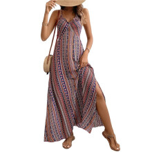 Womens Spaghetti Strap Dress Summer Dresses Beach Cover Ups Casual Sundresses Red L
