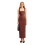 Women'S Basic Tank Bodycon Sleeveless Solid Casual Long Dress Brown L 1