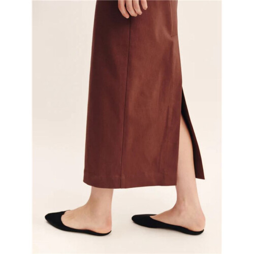 Women'S Basic Tank Bodycon Sleeveless Solid Casual Long Dress Brown S 2